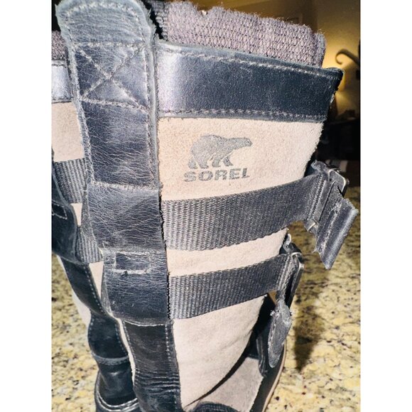 Sorel Conquest Carly II Tall Leather Suede Waterproof Winter Boots Outdoor Snow - Picture 13 of 15